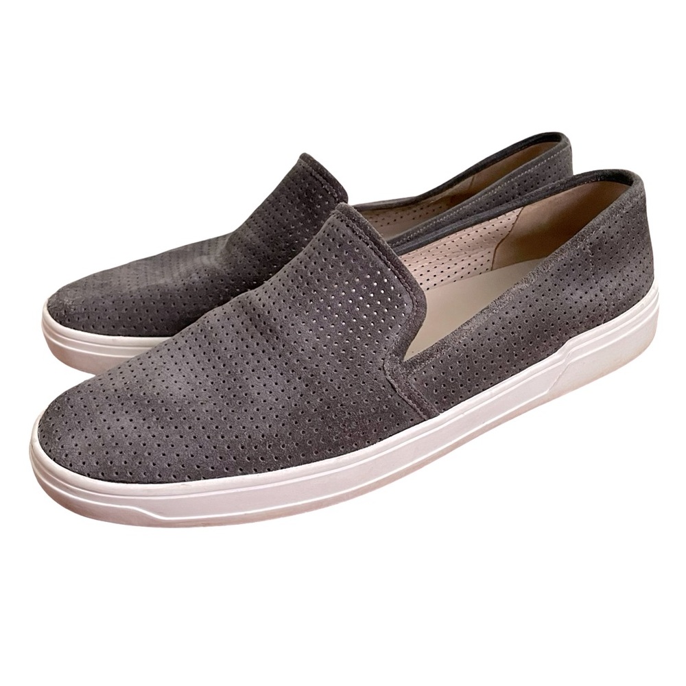 Via Spiga Galea Perforated Suede Sneakers Shoes Size 9
